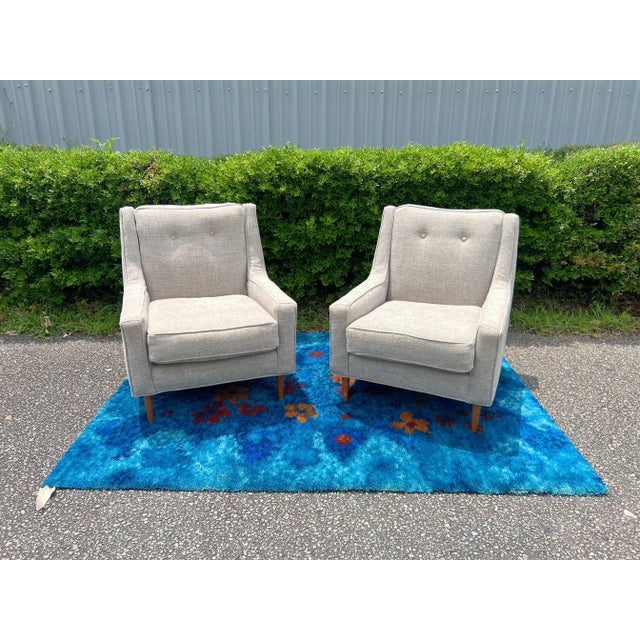 Mid-Century Modern Newly Upholstered Paul McCobb Style Lounge Chairs - a Pair For Sale - Image 3 of 11