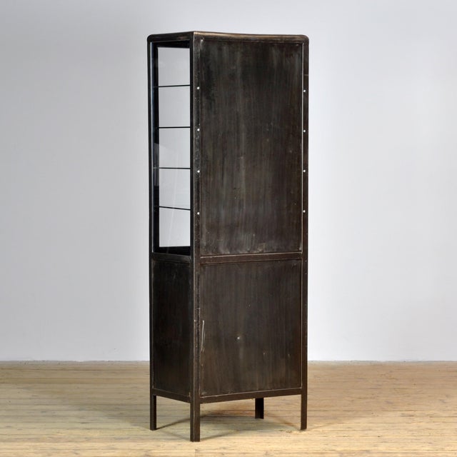 Polished Iron Medicine Cabinet, 1950s For Sale - Image 11 of 12