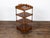 English 19th Century Walnut Barley Twist Tiered Shelf on Casters with Drawer For Sale - Image 11 of 12