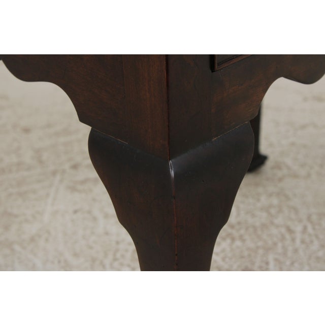 Statton Country Cherry 3 Drawer Dressing Table Lowboy For Sale - Image 11 of 13