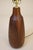 1960s 1960s Danish Mid Century Modern Turned Staved Walnut Bottle Table Lamp 1960's Unused Nos New-Old-Stock Gunnar Bostlund For Sale - Image 5 of 7