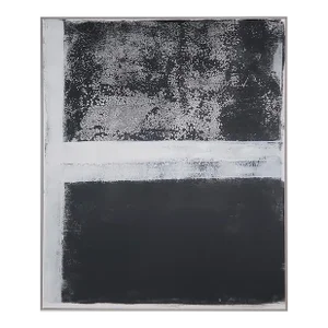 Tux-01 36*42 Framed Canvas Original Reproduction Abstract Black White Art by Carrie Bergey, Framed