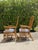 Late 20th Century Vintage Pagoda Back Rattan Armchairs – A Pair For Sale - Image 5 of 16