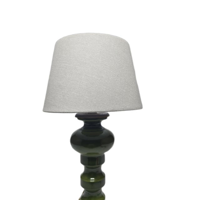Polish Postmodern Bedside Lamp in Glass and Pottery, 1980s For Sale - Image 6 of 11