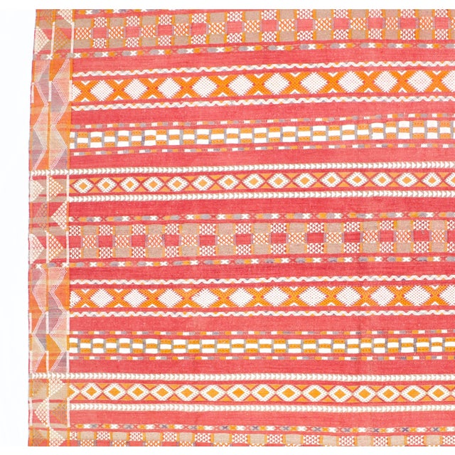 Fine Antique Swedish Kilim Flat Weave 9'7" x 16’7”. A generic, general term referring to French, English, Spanish,...