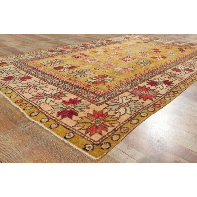 Vintage Turkish Oushak Rug - 05'06 X 09'04 For Sale In Dallas - Image 6 of 11