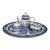 Late 20th Century Churchill Blue Willow 4-Piece Tea Set For Sale