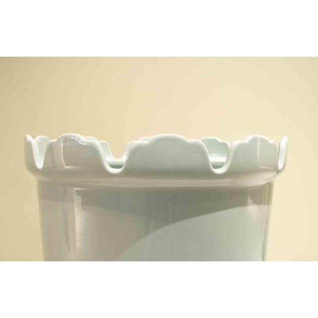 1950s Large First Half of the 20th Century White Ceramic Coolers, 1950s, Set of 2 For Sale - Image 5 of 13