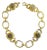 21st Century Bulgari Style Costume Jewelry Italian Brass and Monete Necklace For Sale