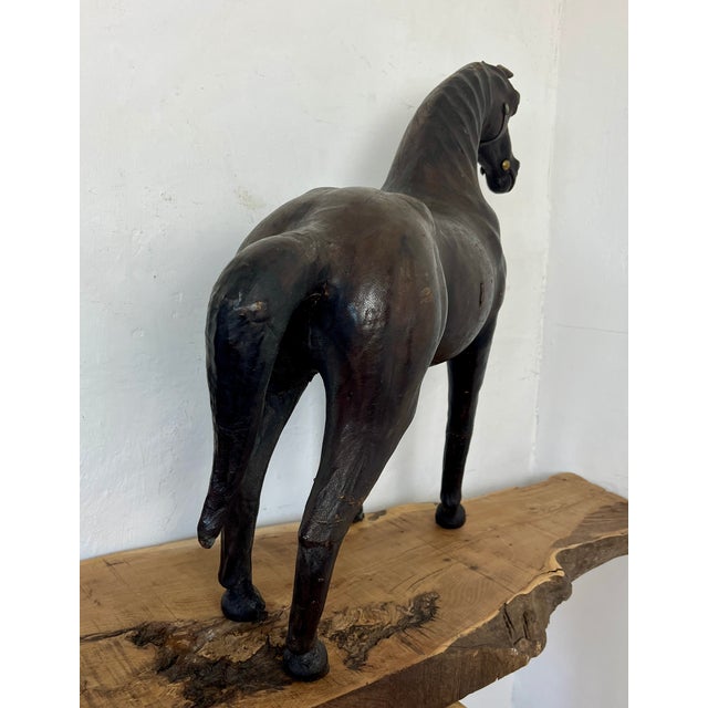 Victorian Leather Horse Sculpture, Late 19th Century For Sale - Image 17 of 18