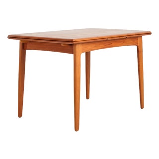 Mid-Century Modern Danish Extendable Dining Table in Teak by Svend Aage Madsen, 1960s For Sale