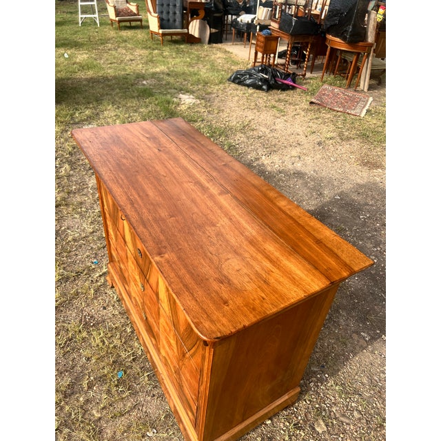 French 19th Century Louis Philippe Walnut Chest of Drawers For Sale - Image 4 of 12