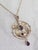 Art Nouveau 9ct Yellow Gold Amethyst Openwork Pendant, 1900 For Sale - Image 14 of 18