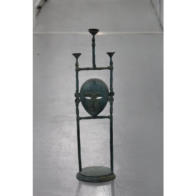 Figurative Mask Candleholder, 1970s For Sale - Image 18 of 18