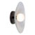 Dish Wall Sconce, 3in Glass Globe, Modern Led Wall Sconce, by Research.Lighting For Sale