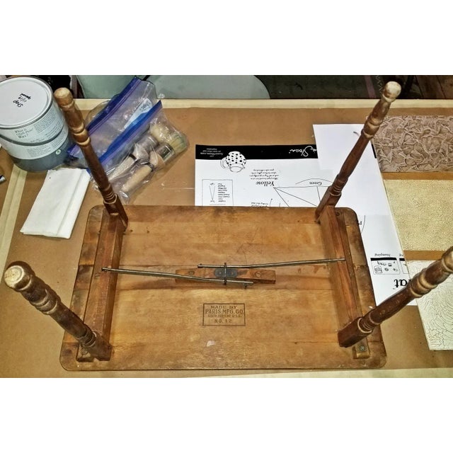 1920s 1920s Children's Folding Farm Table by Paris Mfg of Maine For Sale - Image 5 of 7