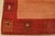 Gabbeh Rug 4’8” X 6’9” Orange Wool Contemporary Hand-Knotted Carpet For Sale - Image 9 of 12