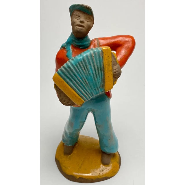 1930s Art Deco Figurine of Accordion Player by Etha Lempke For Sale - Image 13 of 13