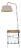 Floor Lamp with Reading Light and Tablet, France, 1950s For Sale