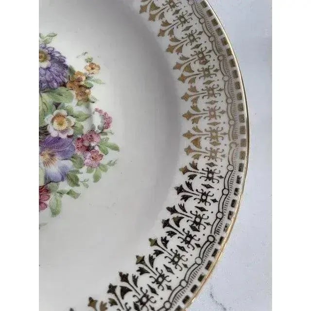 Mid 20th Century Vintage 22 Karat Gold Tea/Coffee Cup & Saucer- 8 Sets For Sale - Image 5 of 12