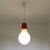 Large Mid-Century Modern Edison Bulb Pendant Lamp in Opaline Glass, 1970s For Sale - Image 6 of 11