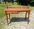 Victorian Antique Railroad Depot Desk With Spindle Gallery Cherry and Ash Wood 1900s For Sale - Image 3 of 17