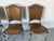 Brown Palma Brava Wrought Iron & Brown Leather Dining Chairs – Set of 4 For Sale - Image 8 of 13