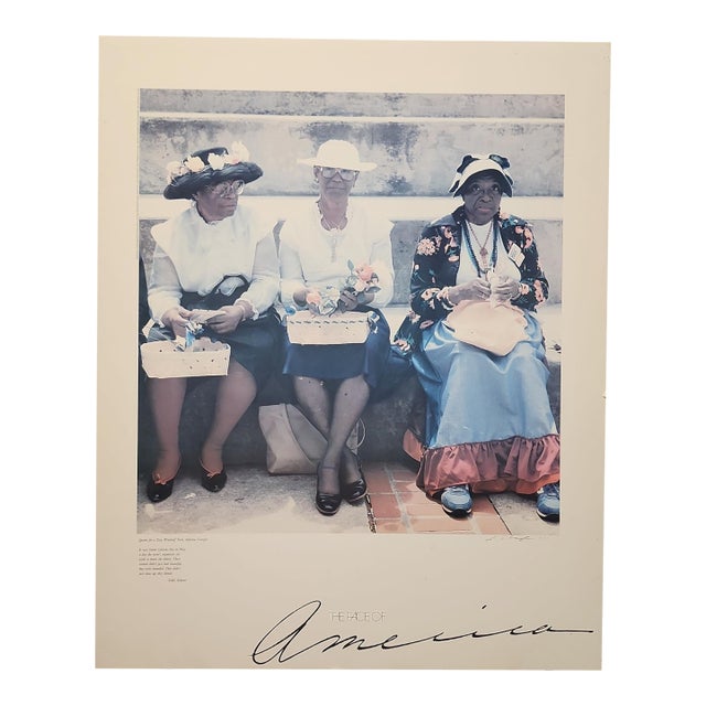 Lee Schafer Lthograph - "Senior Citizens Day - Woodruff Park" - Artist Signed For Sale