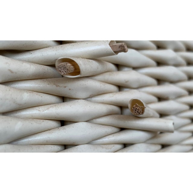 Mid-Century Modern Pair of Coated Cane and Aluminium Folding Armchairs For Sale - Image 14 of 18