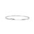 Early 21st Century Ladies 14k White Gold 1.50ctw Diamond Flexible Tennis Bangle Bracelet For Sale - Image 5 of 8