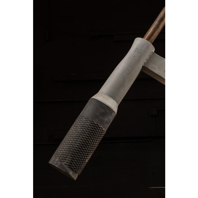 Metal Late 20th Century Oversized Metal Micrometer Industrial Display Sculpture For Sale - Image 7 of 8