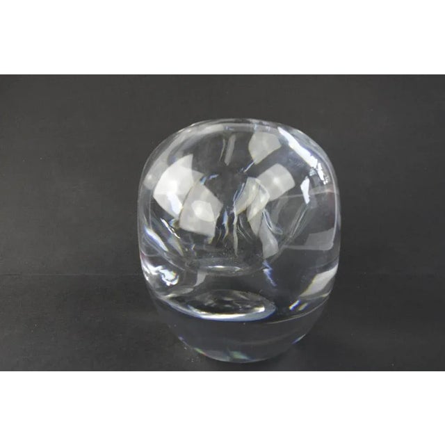 Very Heavy Glassvase, No Signature but Definitely Hand Made, 1980s For Sale - Image 3 of 6