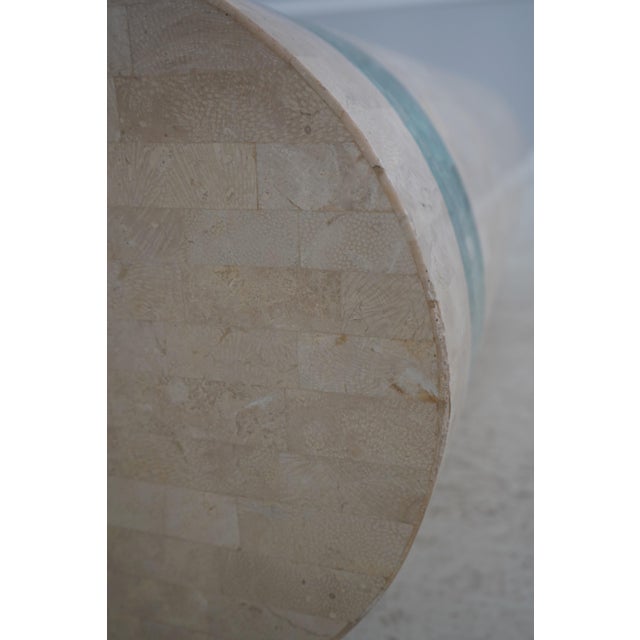 Maitland Smith Modern Design Tessellated Marble Coffee Table For Sale - Image 9 of 11