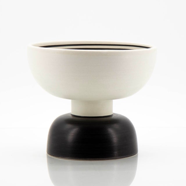 Ceramic Cake Stand by Ettore Sottsass for Bitossi, 1980s, in Flawless conditions. Designed 1980 to 1989 This piece has an...