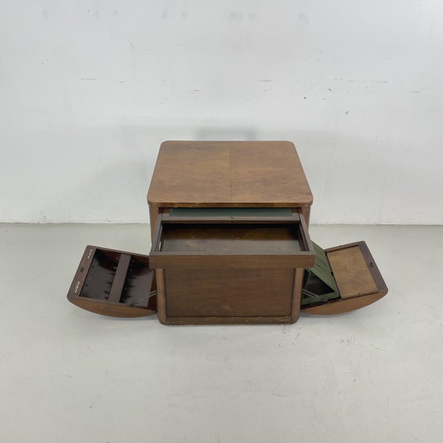 Art Deco Walnut Drinks Cabinet from Incorporall, 1930s For Sale - Image 13 of 17