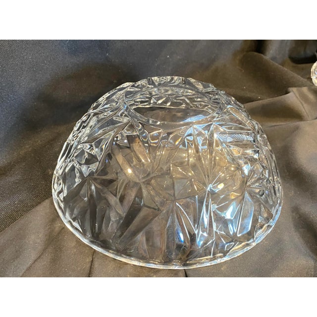 Transparent Late 20th Century Tiffany & Co. “Rock Cut” Crystal Bowl Excellent Condition For Sale - Image 8 of 10