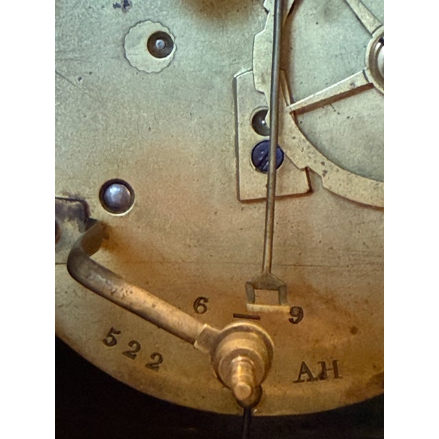 Early 19th Century Early 19th Century French Empire Gilt Bronze Astronomy Mantel Clock, Circa 1820 For Sale - Image 5 of 9