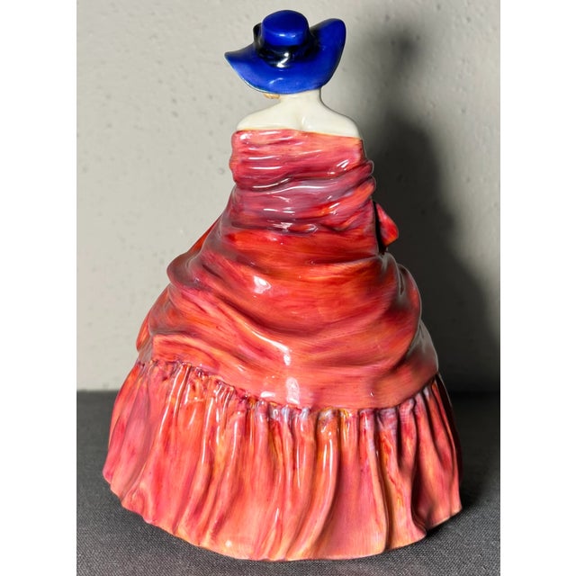 Royal Doulton 1943 English Royal Doulton Porcelain Genevieve Figurine (Hn 1962) (Retired) For Sale - Image 4 of 7