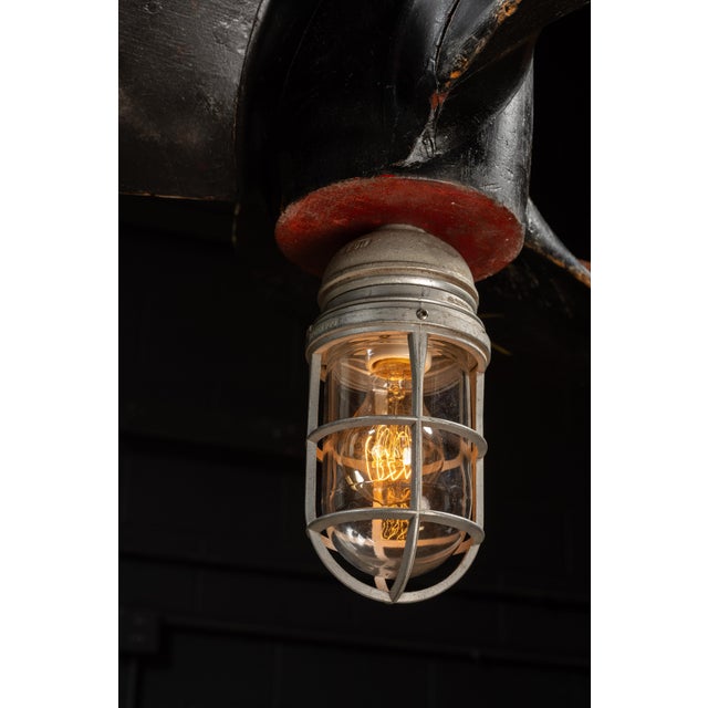Black Early 20th Century Ship Propeller Mold Pendant Light For Sale - Image 8 of 8