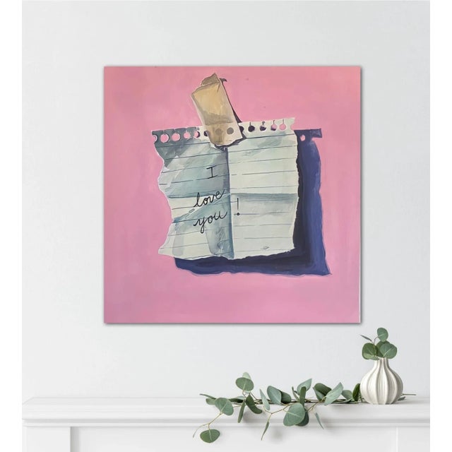 Love Note Print on Canvas by Kate Birch Add a moment of inspiration to your home or office space with unique, vintage,...