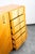 Mid Century Danish Modern Highboy Dresser Cabinet 6 Drawers Blonde Canadian MCM For Sale - Image 11 of 12