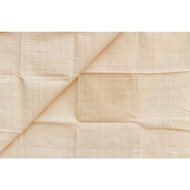 1990s Organic Peace Silk Throw, Sandstone For Sale - Image 5 of 6