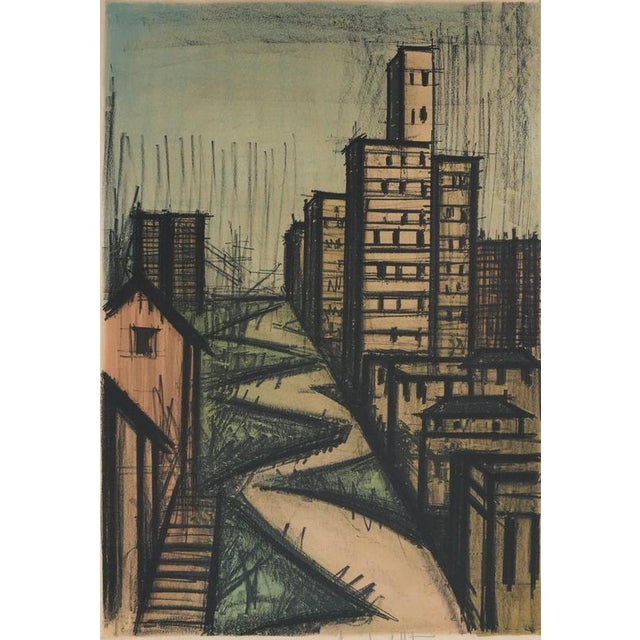 Bernard BUFFET (1928-1999) San Francisco, Lombard Street, 1966 Original lithograph Signed in pencil Numbered out of 150...