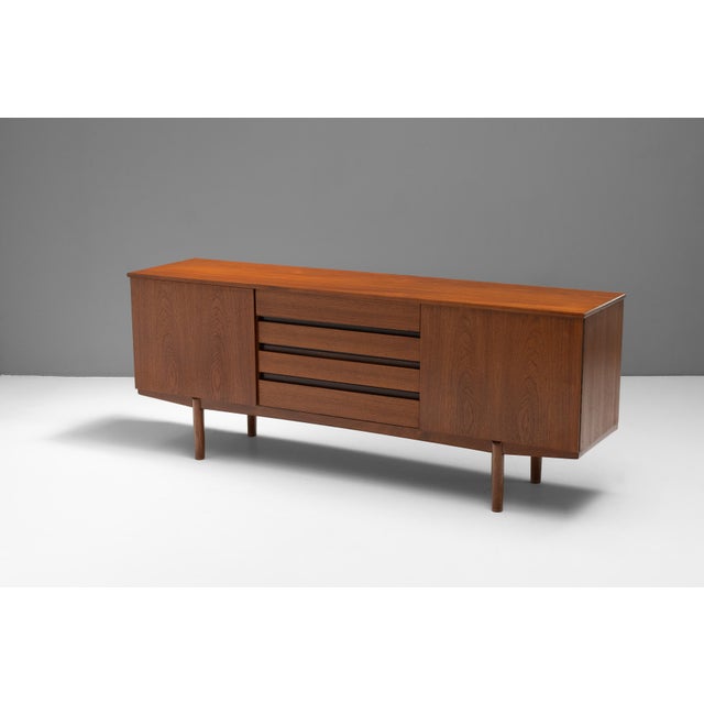 Mid-Century Modern Mid-Century Modern Sideboard in Teak from Vanson, 1960s For Sale - Image 3 of 11