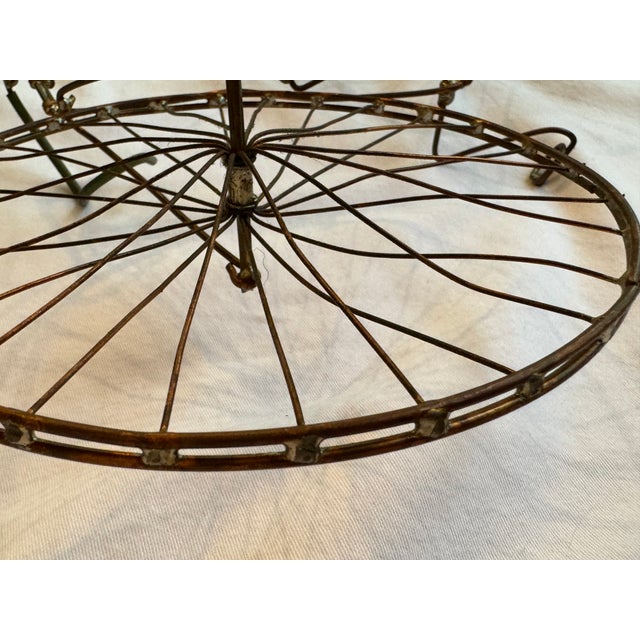 Late 20th Century Artist Made Metal Bicycle Sculpture For Sale - Image 11 of 12