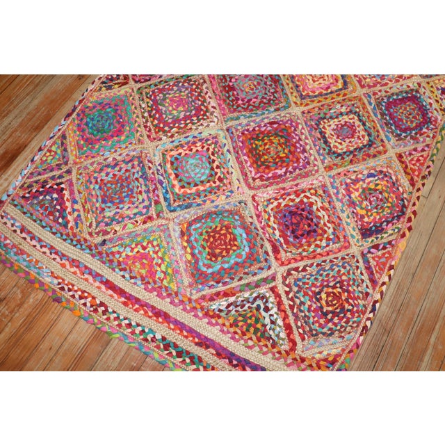 Central Asian Braid Rug no. j3694 For Sale - Image 4 of 9