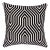SKIP*Schumacher X Mary McDonald Vanderbilt Velvet 22" Pillow in Noir For Sale