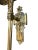 Late 19th Century Late 19th Century Rare Pair of French Empire Style Brass Wall Sconces For Sale - Image 5 of 6