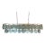 Currey & Company Modern Glass Disc Settat Chandelier For Sale