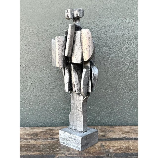 Vintage Don Drumm Abstract Metal Sculpture | Chairish